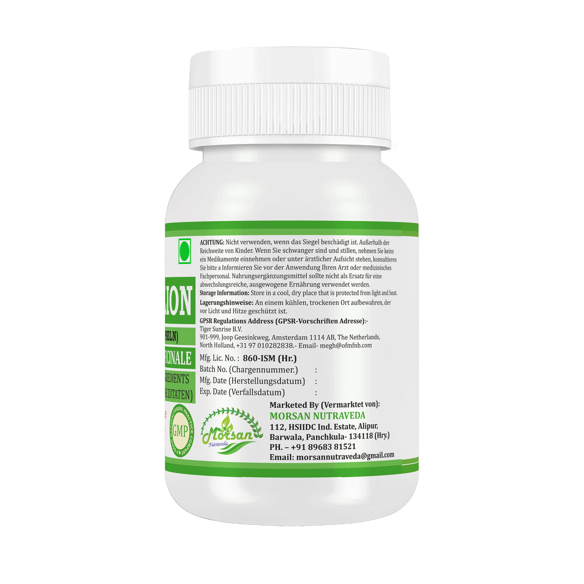 LÖWENZAHN-KAPSELN - TARAXACUM OFFICINALE - 60 Gemüsekapseln à 500 mg - REIN und NATÜRLICH