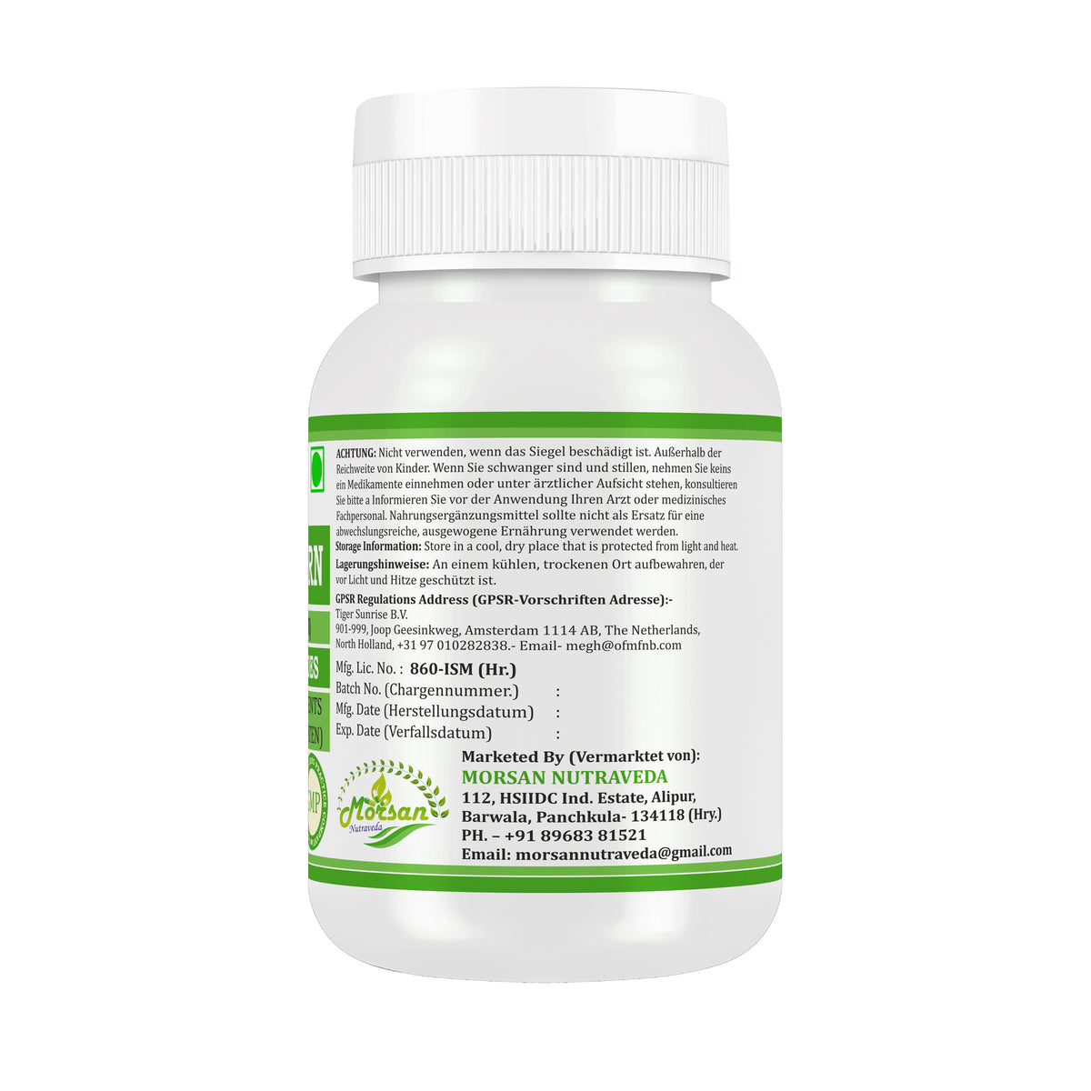 SANDDORN-KAPSELN - HIPPOPHAE RHAMNOIDES - 60 Gemüsekapseln 500 mg.
