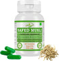 Morsan Nutraveda Safed Musli (Chlorophytum Arundinaceum) Kapseln | 10:1 Extrakt mit höchster Wirksamkeit | 100 % natürliches Produkt | Packung mit 60 x 500 mg Veg. Kapseln