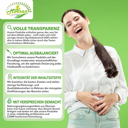 Morsan Nutraveda Trikatu (Extrakt aus Pippali (Piper Longum), Kali Mirch (Piper Nigrum), Sonth (Zingiber Officinale)) Kapseln | 10:1 hochkonzentrierter Extrakt | Packung mit 60 x 500 mg vegetarischen Kapseln