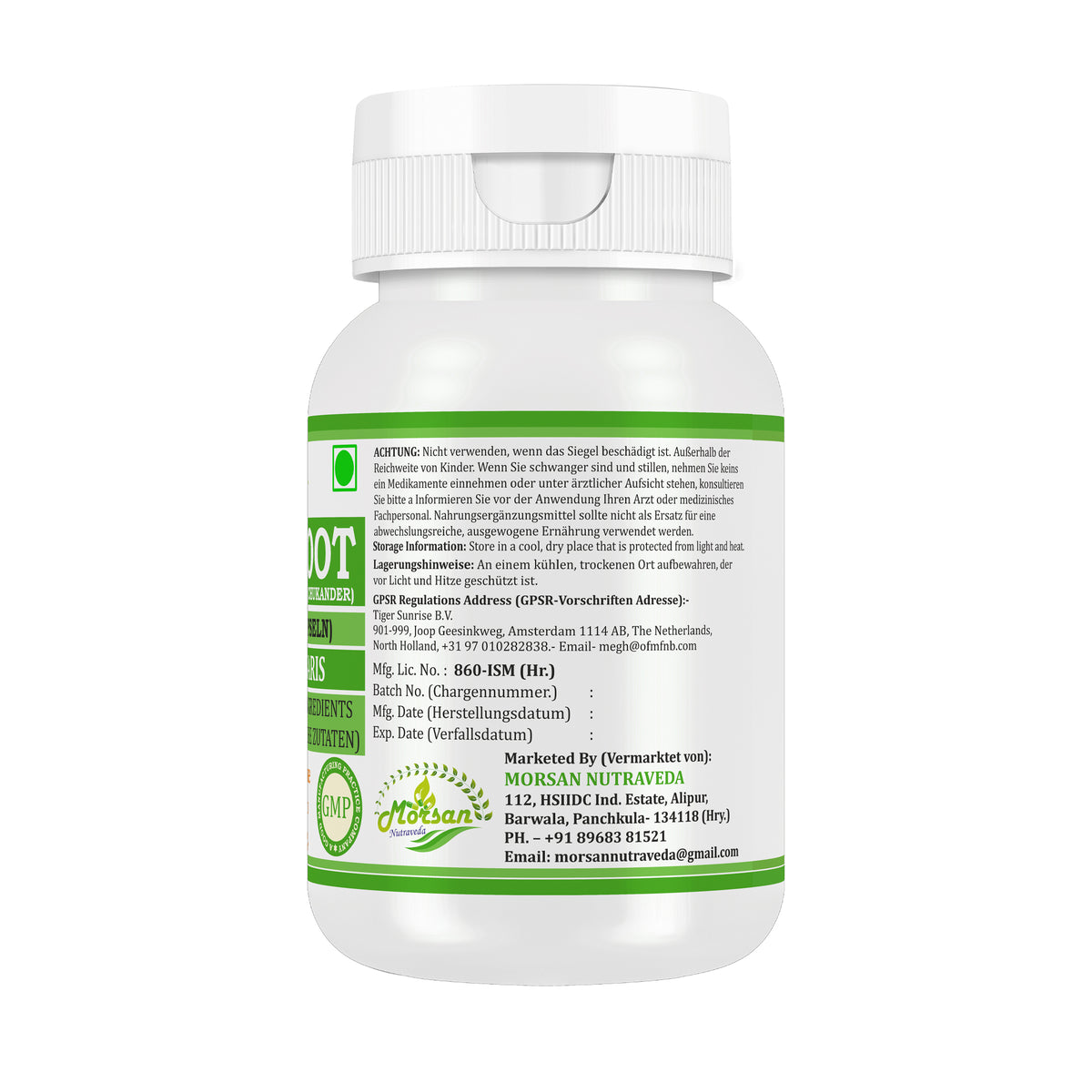 BEETROOT CAPSULES (KAPSELN) - BETA VULGARIS - 60 Gemüse Kapseln 500 mg. - PURE and NATURAL