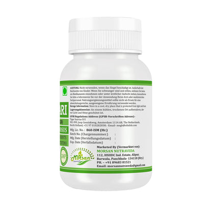 SHATAVARI-KAPSELN - ASPARAGUS RACEMOSUS - 60 pflanzliche Kapseln à 500 mg.