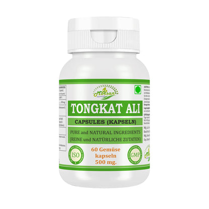 TONGKAT ALI KAPSELN - 60 Gemüsekapseln 500 mg. - REIN und NATÜRLICH