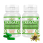 Morsan Nutraveda Trikatu (Extrakt aus Pippali (Piper Longum), Kali Mirch (Piper Nigrum), Sonth (Zingiber Officinale)) Kapseln | 10:1 hochkonzentrierter Extrakt | Packung mit 60 x 500 mg vegetarischen Kapseln